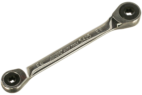 Накидной трещоточный ключ торкс E6xE8 JTC-5425