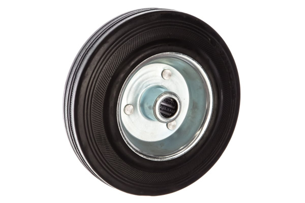 Колесо (125 мм; г/п 100 кг; резина/металл; игольчатый подшипник) ЗУБР 30936-125