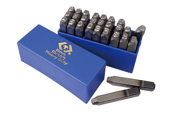 Набор ударных клейм (5 мм, буквы-латиница, 27 предметов, хвостовик HRC 40) KING TONY 11527SQ05