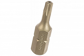 Вставка-бита 1/4"DR T-TORX, T15H, 25 мм Ombra 514815