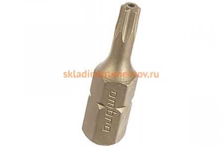Вставка-бита 1/4"DR T-TORX, T15H, 25 мм Ombra 514815