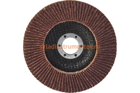 Диск шлифовальный лепестковый торцевой AFD125P80 (125х22.2 мм; Р80; 10 шт.) Thorvik 52386