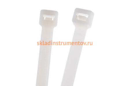 Нейлоновые хомуты Зубр белые, 9x1020 мм, 50 шт. 309010-90-1020