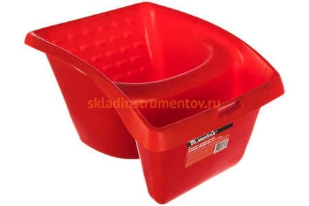 Кювета для кистей и мини-валиков, ударопрочный пластик, 1.2л, 220х180х120мм MATRIX 81450