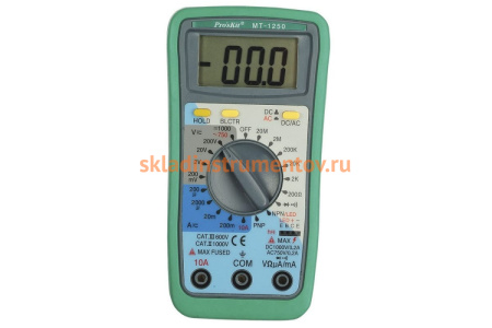 Мультиметр ProsKit MT-1250 00333747