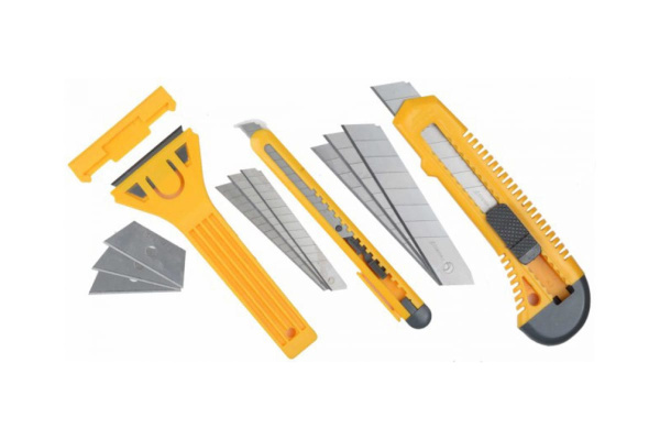 Набор ножей и скребков STAYER МАСТЕР для ремонта, 6 предм 0941