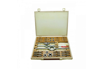 Резьбонарезной набор Bucovice Tools M1-D, М3-М12, в деревянном кейсе 310128