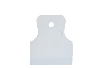 Резиновый шпатель КЕДР белый, 60мм 139-0002 134978