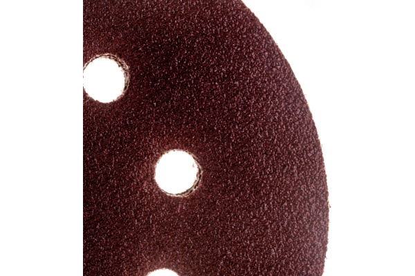 Круг абразивный на ворсовой подложке под липучку (5 шт; 125 мм; P60; 8 отв) MATRIX 73803