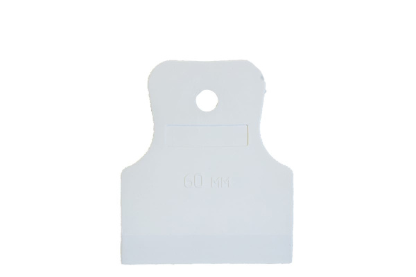 Резиновый шпатель КЕДР белый, 60мм 139-0002 134978