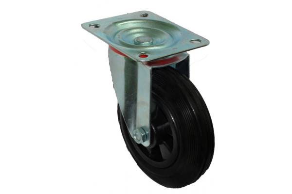 Колесо для мусорных контейнеров поворотное усиленное SC63 160 мм MFK-TORG 4001160-KU