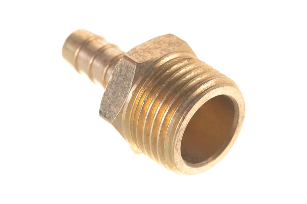 Штуцер пневматический (1/2"M - елочка 8 мм) ЭВРИКА ER-MH08/05