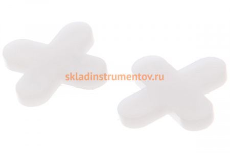 Крестики для кафеля (100 упаковок по 75 шт; 6 мм) Biber 55607 тов-080353