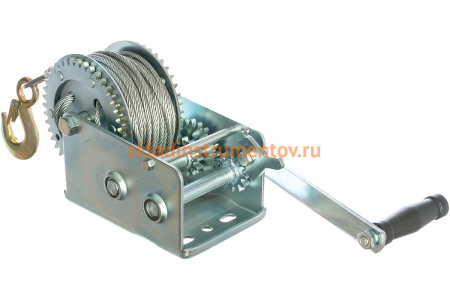 Ручная барабанная лебедка TOR ЛН-2500 (LHW) г/п 1,0 т, длина троса 20 м 11313