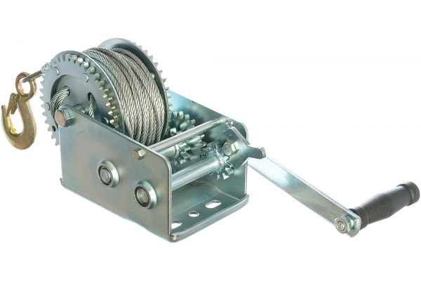 Ручная барабанная лебедка TOR ЛН-2500 (LHW) г/п 1,0 т, длина троса 20 м 11313