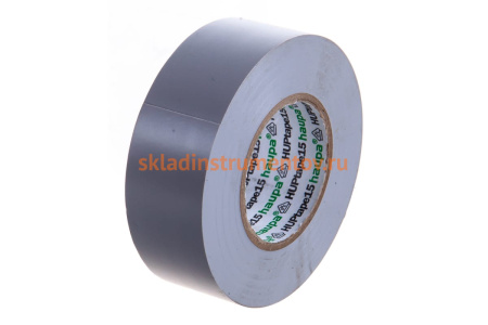 Изолента ПВХ HAUPA цвет серый, шир.25 мм, длина 20 м, d 74 мм 263866