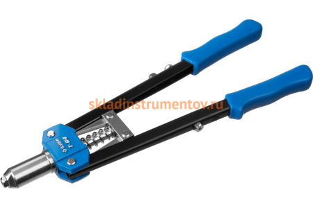 Заклепочник для вытяжных и резьбовых заклепок, в боксе 3,2-4-4,8мм Зубр "ЭКСПЕРТ-Универсал" 31197 Заклепочник для вытяжных и резьбовых заклепок, в боксе 3,2-4-4,8мм Зубр "ЭКСПЕРТ-Универсал" 31197