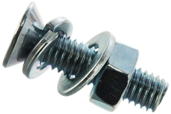 Винт ЗУБР DIN965 в комплекте с гайкой DIN934 16 шт, 303456-05-020