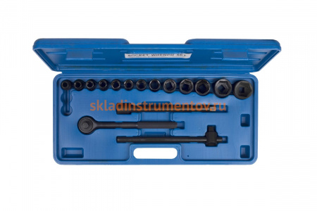 Набор торцевых головок SITOMO N2 оксидирование, 10-32 мм 42331