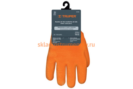 Перчатки Truper покрытие из резины GU-HULE 14248 Перчатки Truper покрытие из резины GU-HULE 14248