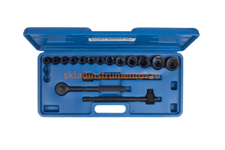 Набор торцевых головок SITOMO N2 оксидирование, 10-32 мм 42331