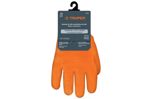 Перчатки Truper покрытие из резины GU-HULE 14248 Перчатки Truper покрытие из резины GU-HULE 14248