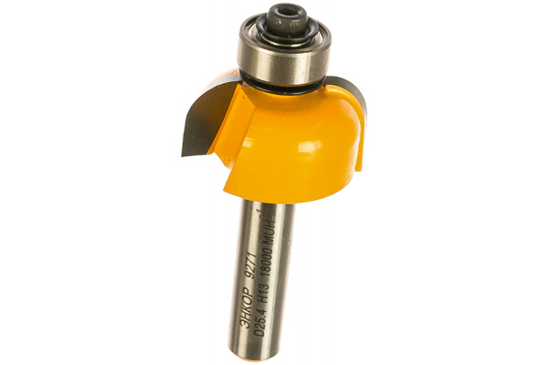 Фреза кромочная калевочная (25.4х13 мм; R 6.35 мм; хвостовик 8 мм) по дереву Энкор 9271