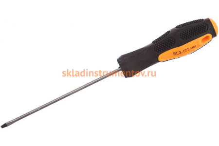 Шлицевая отвёртка SL3, 100 мм Вихрь 73/6/2/7