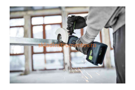 Аккумуляторная углошлифовальная машина FESTOOL комплект базовый AGC 18-125 Li 575343