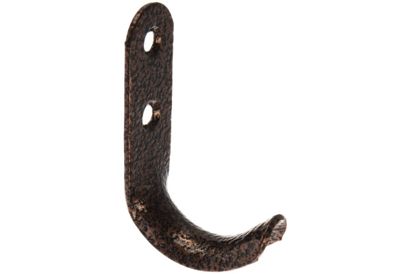 Крючок-вешалка СИБРТЕХ№7, антик медь, 10шт. 91599