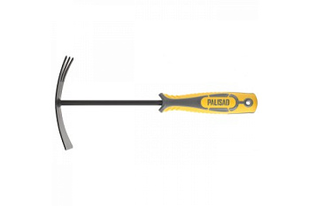 Комбинированная 3-зубая мотыжка + трапеция, двухкомпонентная рукоятка PALISAD LUXE 62007