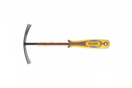 Комбинированная 3-зубая мотыжка + трапеция, двухкомпонентная рукоятка PALISAD LUXE 62007