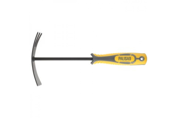 Комбинированная 3-зубая мотыжка + трапеция, двухкомпонентная рукоятка PALISAD LUXE 62007