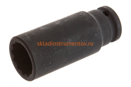 Головка 12-гранная ударная глубокая (24 мм; 1/2) FORCE 4488524