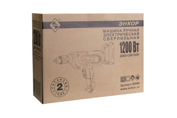 Дрель-миксер Энкор ДМЭ-1200/16ЭР 50099