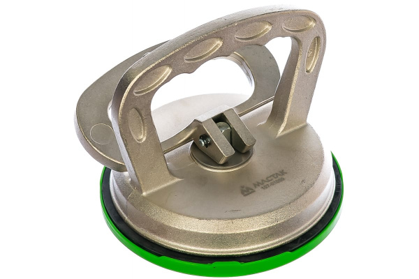 Вакуумный съёмник стекол МАСТАК металлический, одинарный 123 мм до 50 кг 107-01050