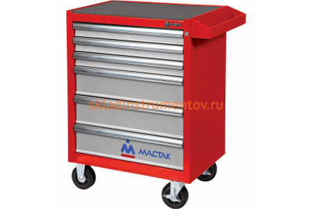 Инструментальная тележка МАСТАК серии ОПТИМА, 6 полок, красная 521-06581MR