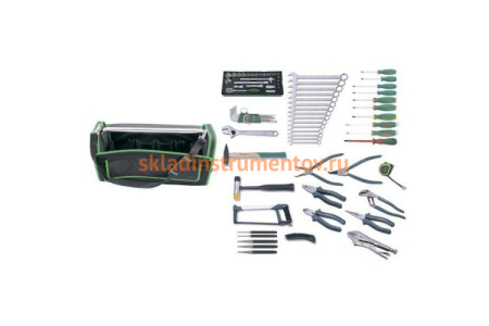 Универсальный набор инструмента в сумке, 78 предметов Jonnesway C-HA78S