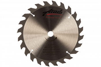 Диск пильный (190 мм; 24T; 16 мм) по дереву профи АТАКА 8078630