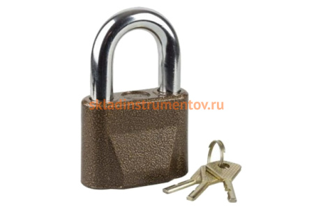 Навесной замок общего применения 70 мм ЗУБР МАСТЕР 3720-1