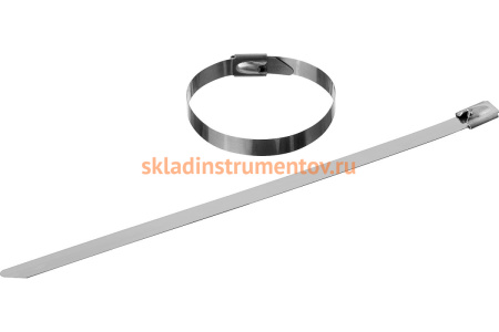 Нержавеющие кабельные стяжки Зубр КС-Н, 4.6 х 200 мм, 50 шт, 30971-46-200