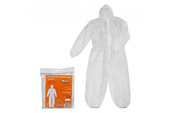 Одноразовый комбинезон Airline Каспер, размер 2XL 50-52, белый ADO-NWF-03