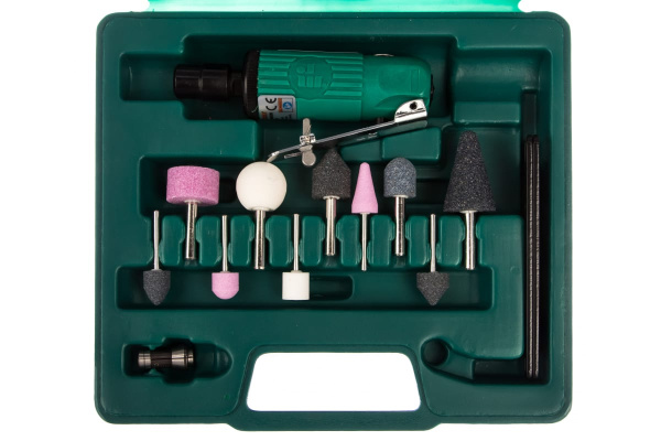 Пневматическая бормашинка с насадками Jonnesway 15 предметов JAG-0903FMK 48524