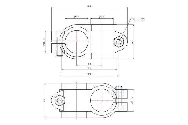 Крестовой зажим KIPP K0472.3030