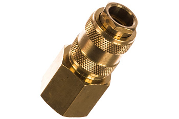 Быстроразъем пневматический с клапаном - внутренняя резьба 1/2" ЭВРИКА ER-BSE1-4SF