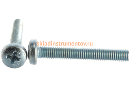 Винт ЗУБР DIN 7985, M5 x 35 мм, 5 кг, (примерно 862 шт.) кл. пр. 4.8, оцинкованный 303150-05-035