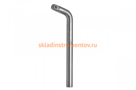 Ключ с присоединительным квадартом НИЗ изогнутый, 200 мм, на подвесе 21516025