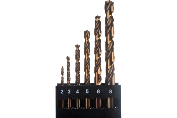 Набор сверл по металлу ПРОФЕССИОНАЛ, 6 шт. Зубр 29626-H6