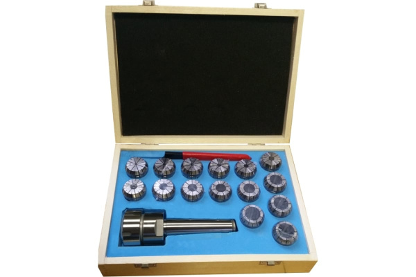 Патрон цанговый MSB4-ER40, хвостовик конус Морзе, DIN228-A, с набором цанг 15 шт. 4-26 мм GRIFF b220332