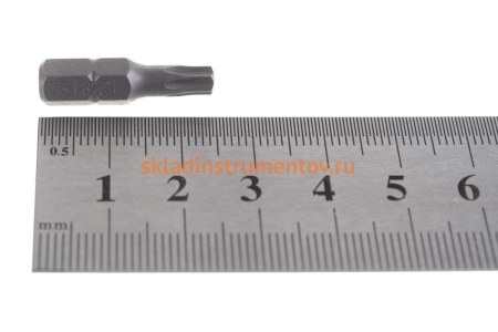 Вставка-бита 1/4"DR T-TORX, T25H, 25 мм Ombra 514825